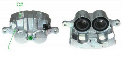 BUDWEG CALIPER 344472 -  Тормозной суппорт